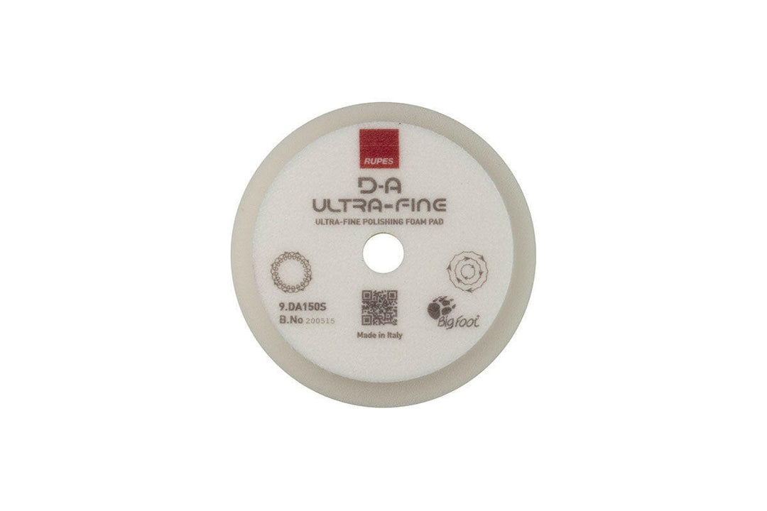 RUPES Bigfoot White Ultra Fine Foam Polishing Pad (9.DA100S & 9.DA150S) - Ultra Fine Car Care