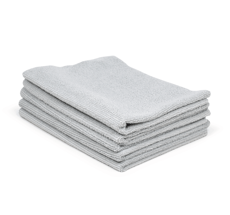 The Rag Company – Light Grey Edgeless All-Purpose Utility Towel 24-Pack - Ultra Fine Car Care